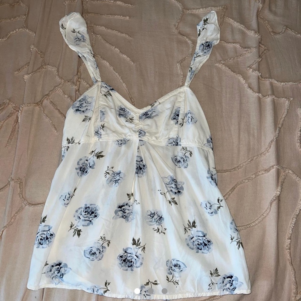 abercrombie & fitch floral tank top